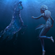 Elsa and the Nokk, another new character in Frozen II.